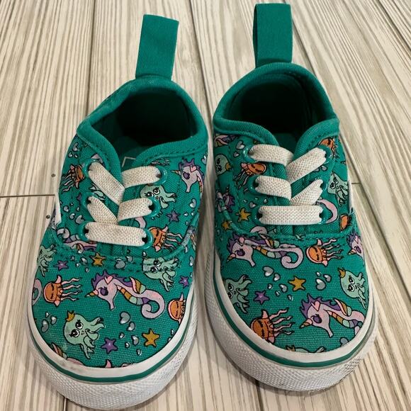 Vans Other - Vans toddler sneakers. Sea party under the sea. Size is toddler 4